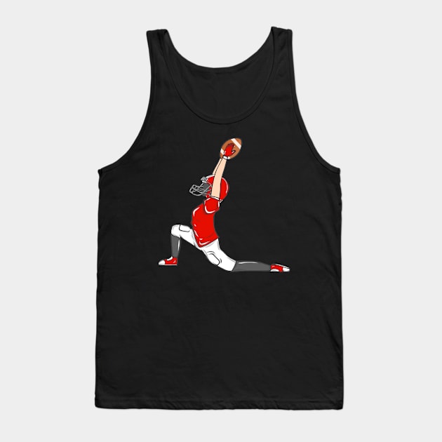 Rugby American Football Sport USA Gridiron Football Gift Tank Top by KK-Royal